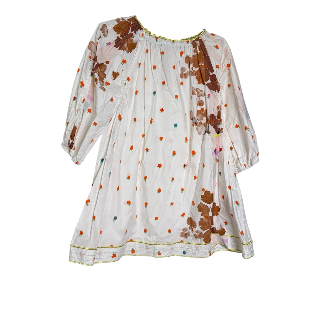 Rohka‎ Cotton Printed Mini Dress - Picture 4 of 11